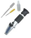Measures the concentration of sugar in fruit juice and industrial fluids