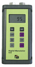 Dual Differential Input Manometer with ± 29 psi range and 0.1 psi resolution. Seven units of pressure: inH2O, mbar, KPa, PSI, mH2O, mmHg, inHg, Auto power off, Record/Min/Max, Backlight display, Zero function, Trim mode to stabilize readings.