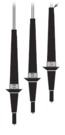     Alligator Clip Set, 3 Black **discontinued**