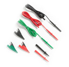 Test Leads with Alligator Clips (Red, Black, Green)