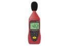 The Amprobe SM-20-A Sound Meter has been designed to check compliance with safety regulations and perform acoustic analysis by safety engineers, health, industrial and safety offices as well as quality control. The SM-20-A offers a PC interface.

They use two different weighting filters required by the IEC651 and ANSI S1.4 Type 2 for audio filtering. The A weighting is for general noise sound level and the C weighting is for measuring sound level of acoustic material control in various environments (ie 94dB 1 kHz etc.)