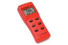 Dual Input, Wide Measurement Ranges

The TMD90A is a dual input thermometer that offers a wide temperature range and accepts type K, J, T, R, S, and E thermocouples and is ideal for HVAC/R technicians, electricians, research, industrial process, and quality control. The dual inputs allow easy super-heat and sub-cool temperature measurement as well as cut-out and in temperature measurements. The triple display with backlight shows T1, T2, and T1 - T2 and includes hold, min/max, relative, and timer/date stamp functions.

The TMD90A supports dual channel real time data acquisition using the built-in RS-232 interface and optional software and data transfer cable (Model TM-SWA).