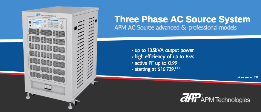 APM Three Phase AC Source