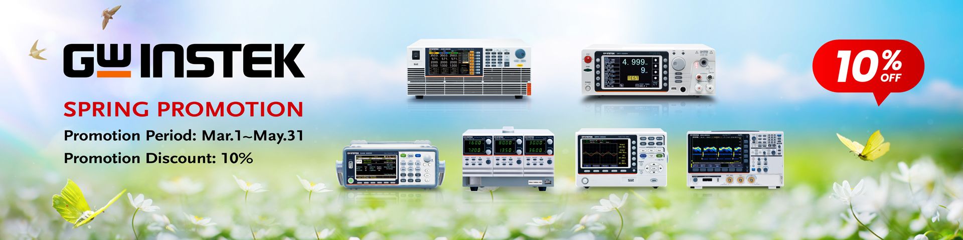 GW Instek Spring Promotion